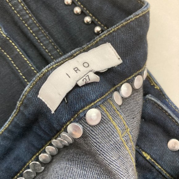 IRO Nanex cropped studded low-rise skinny jeans - Picture 15 of 15